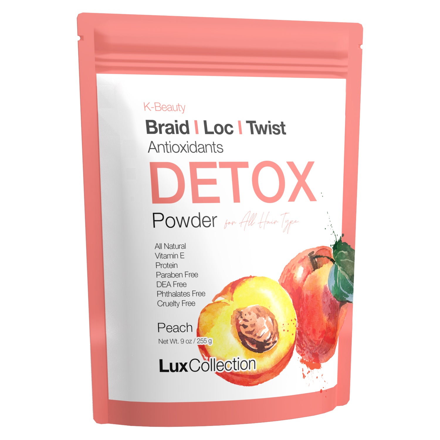 Lux Collection - Antioxidants Detox Powder | Peach