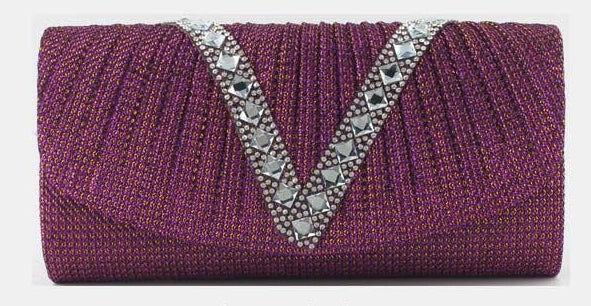 Rhinestone Sparkle Evening Bag