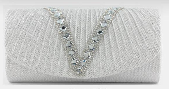 Rhinestone Sparkle Evening Bag