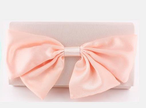 Satin Bow Evening Bag