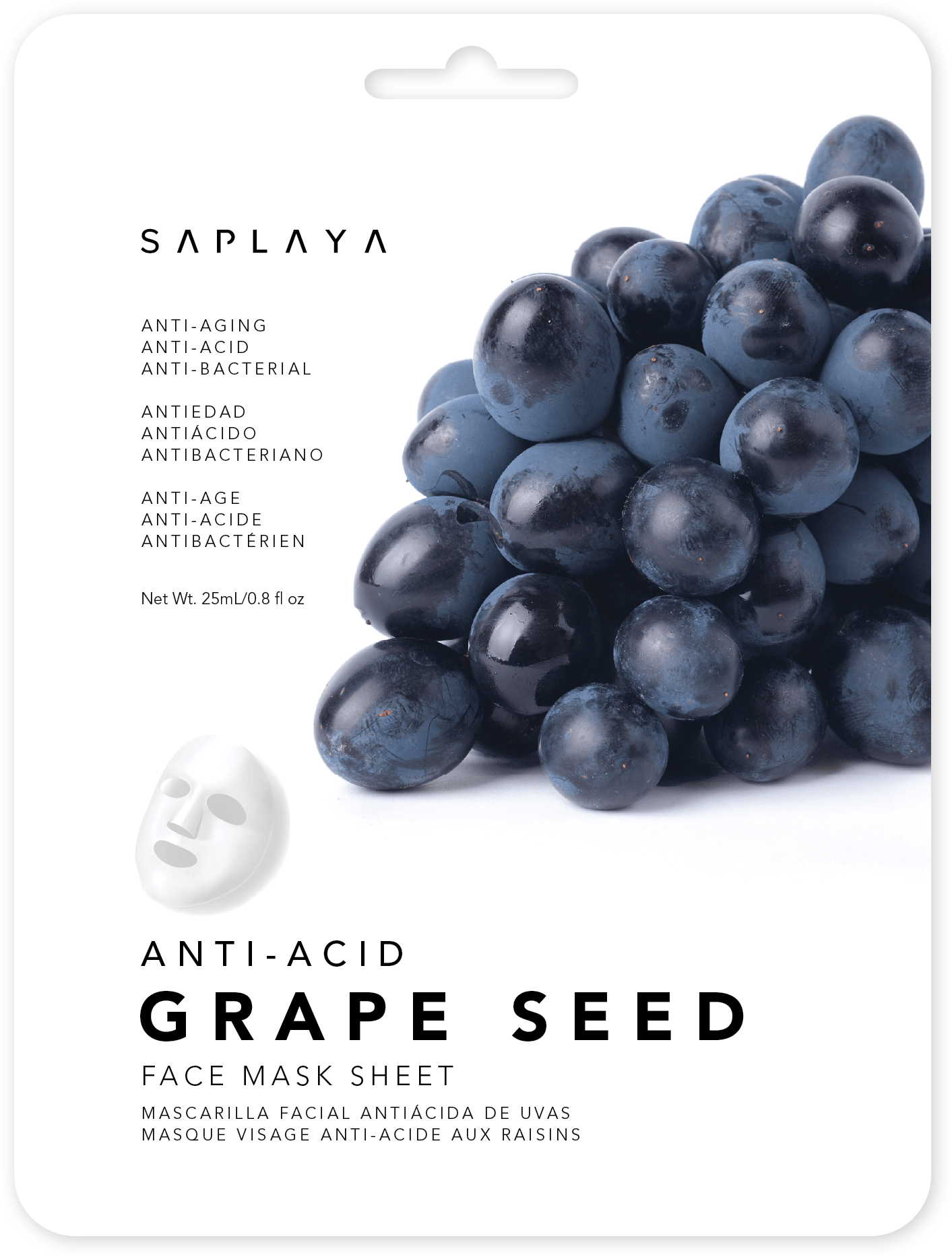 Saplaya - K-Beauty 6-Pack Face Mask Sheets | AHA Multi Function