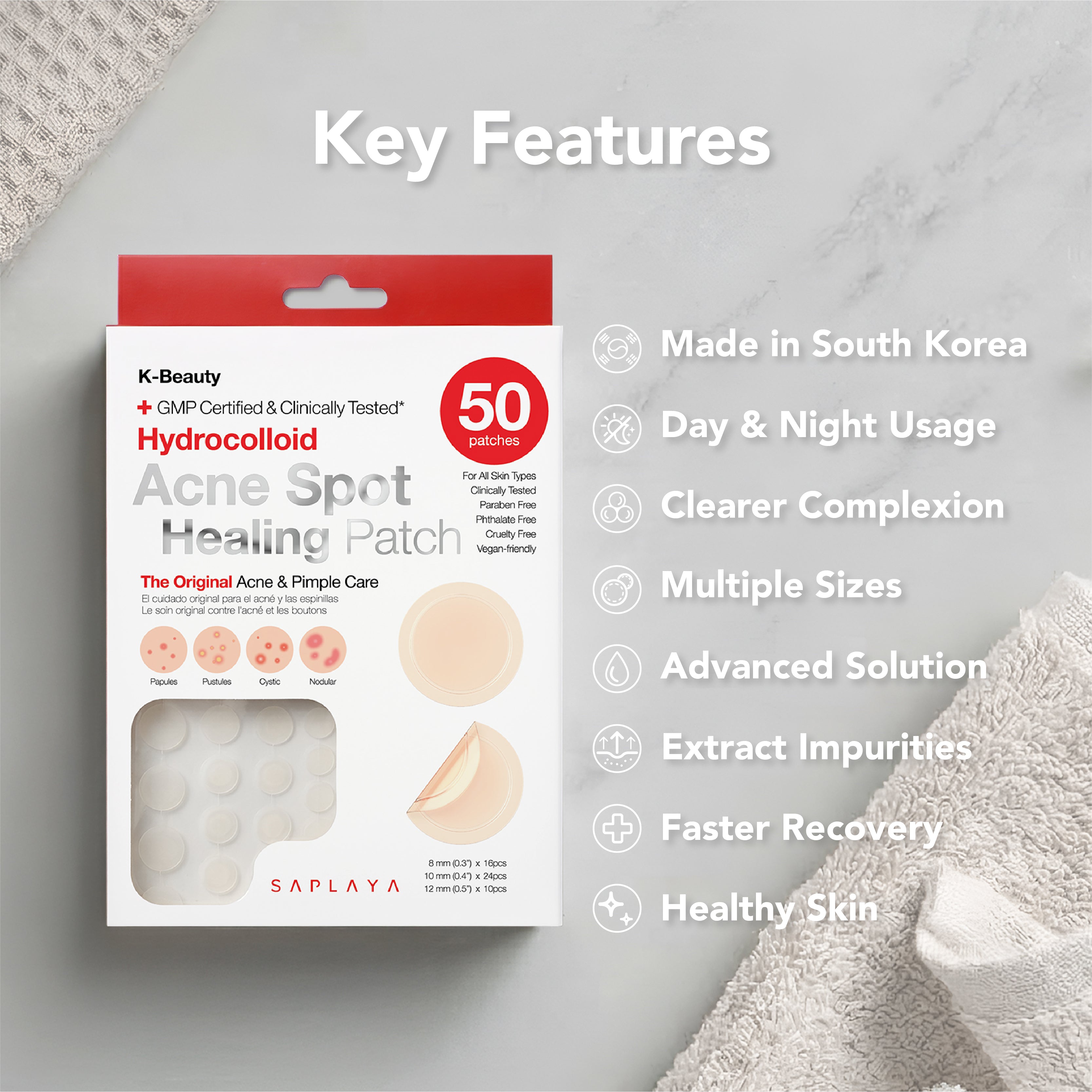 Saplaya - Acne Spot Healing Patch