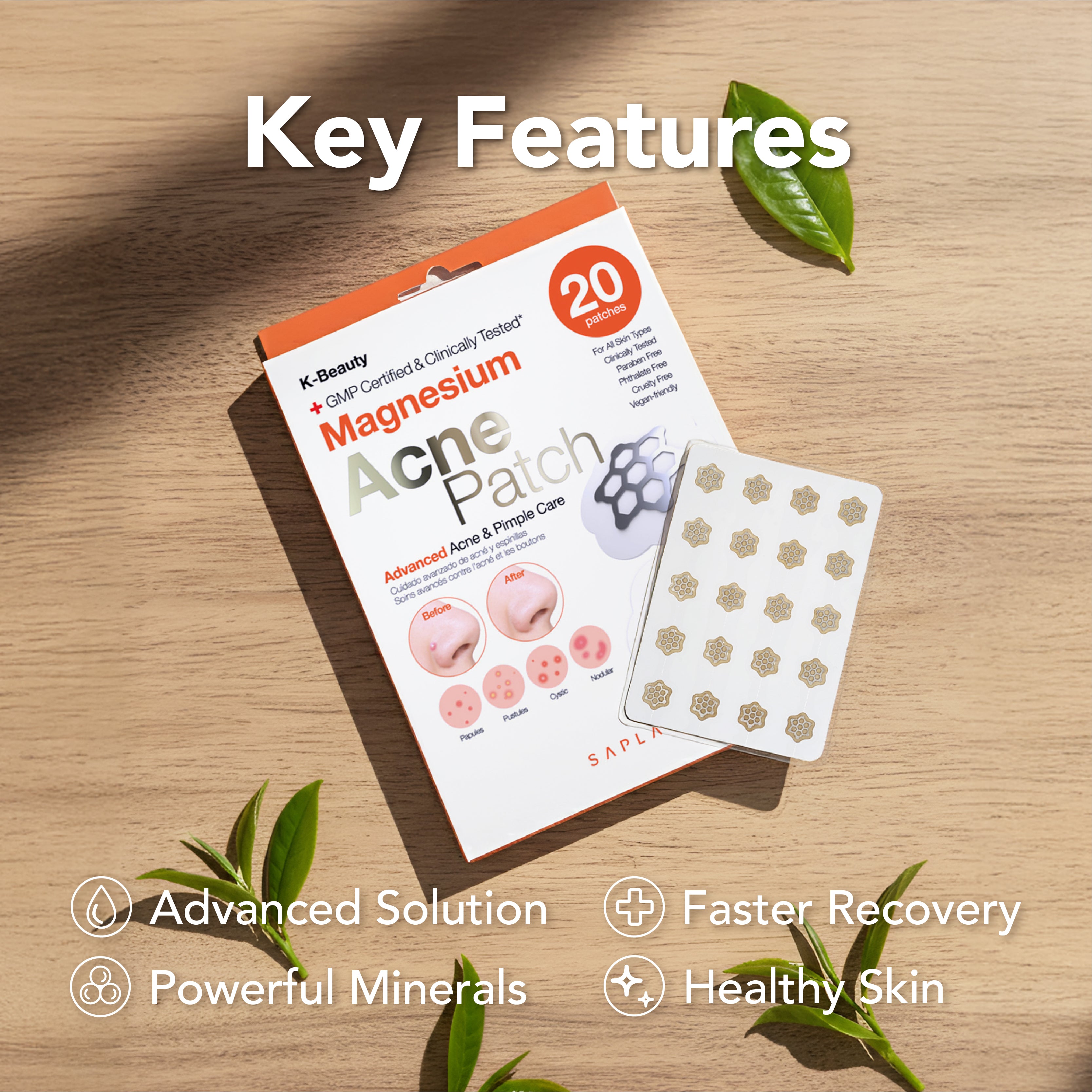 Saplaya - Magnesium Acne Patch