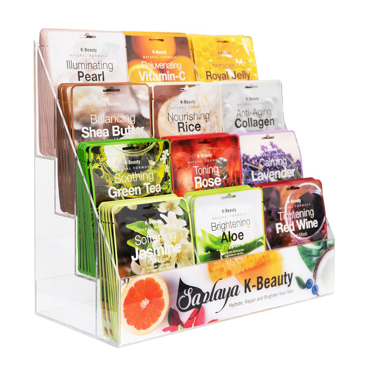 Saplaya - Daily Mask | Acrylic Counter Display