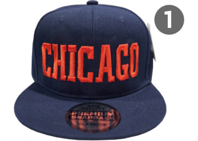 Embroidered Snapback Hat | Chicago Letters
