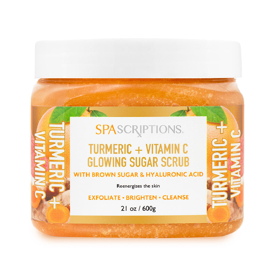 SPASCRIPTIONS Turmeric + Vitamin-C Glowing Sugar Scrub