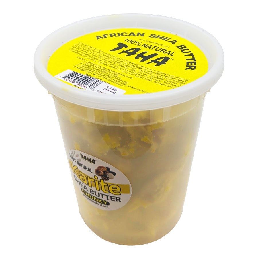 TAHA - 100% Shea Butter (16oz) Chunky