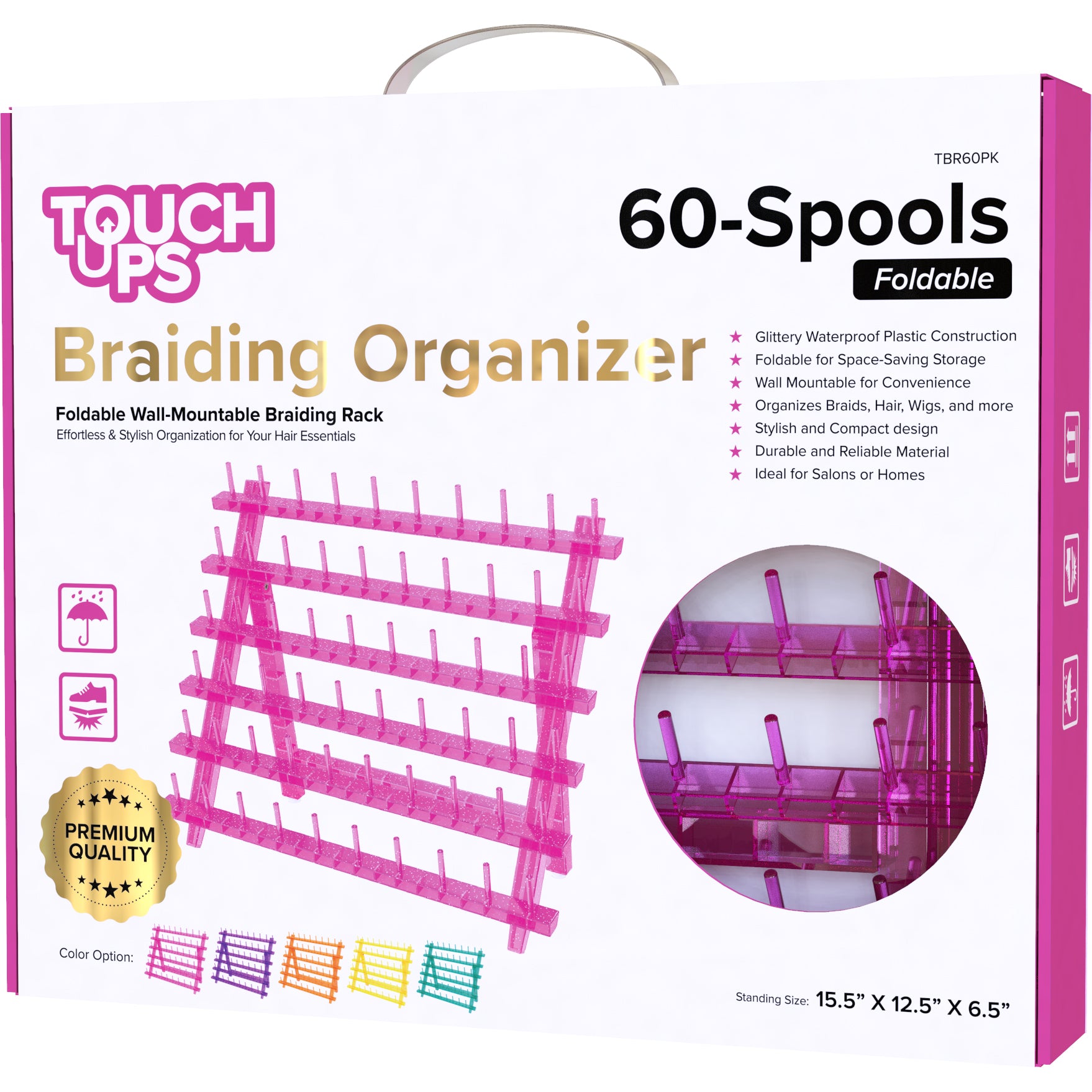 TouchUps - Plastic Braiding Organizer