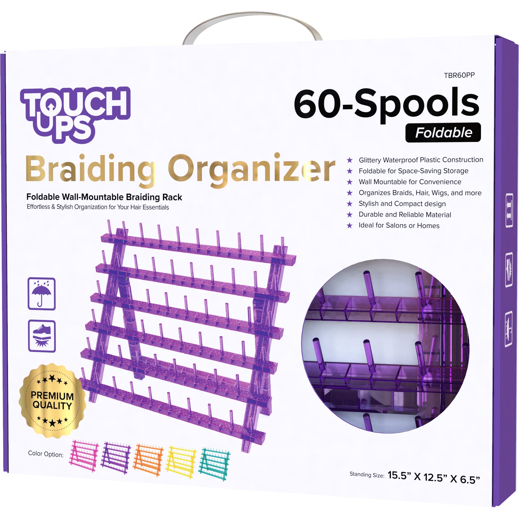 TouchUps - Plastic Braiding Organizer