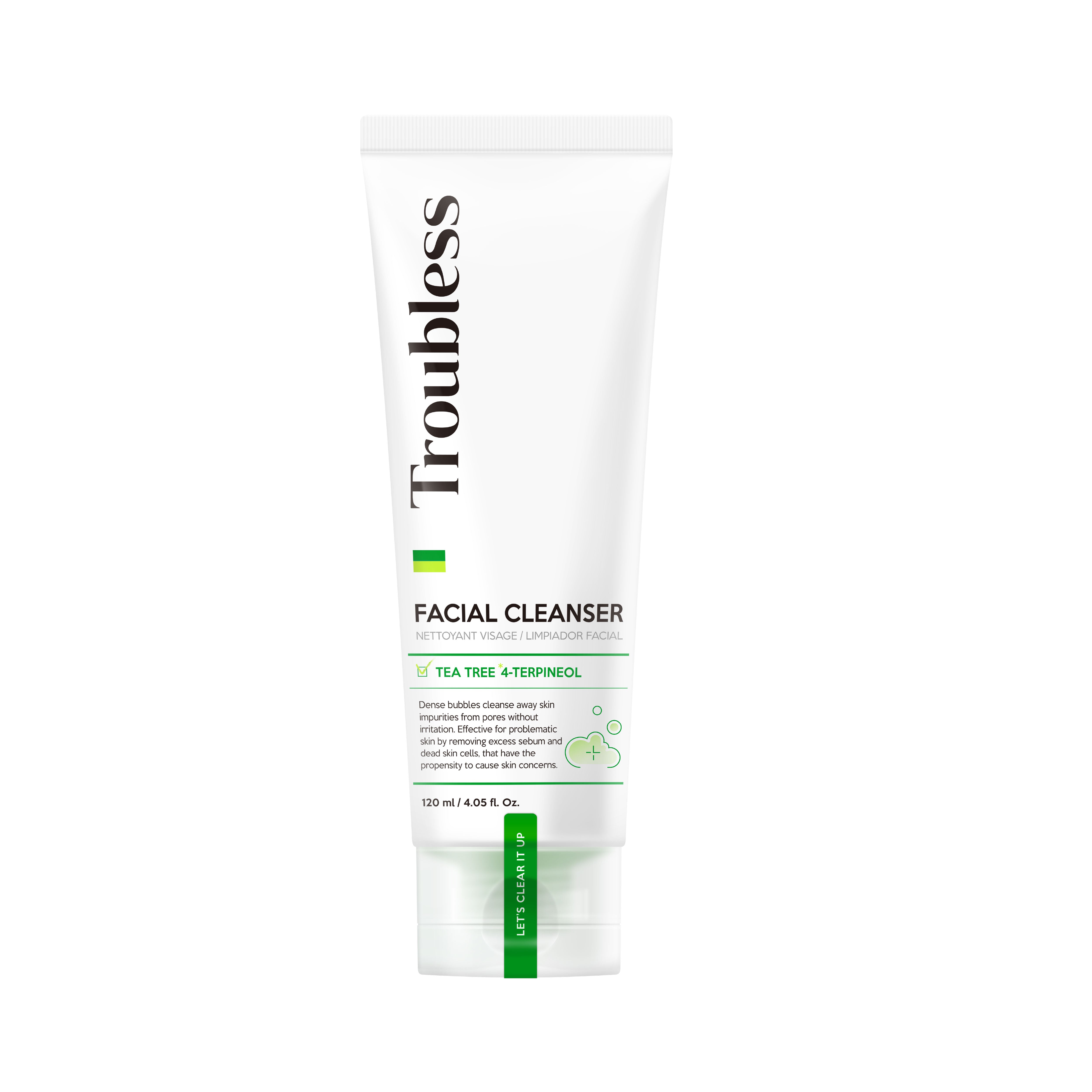 Troubless Deep Purifying Facial Cleanser (120ml)
