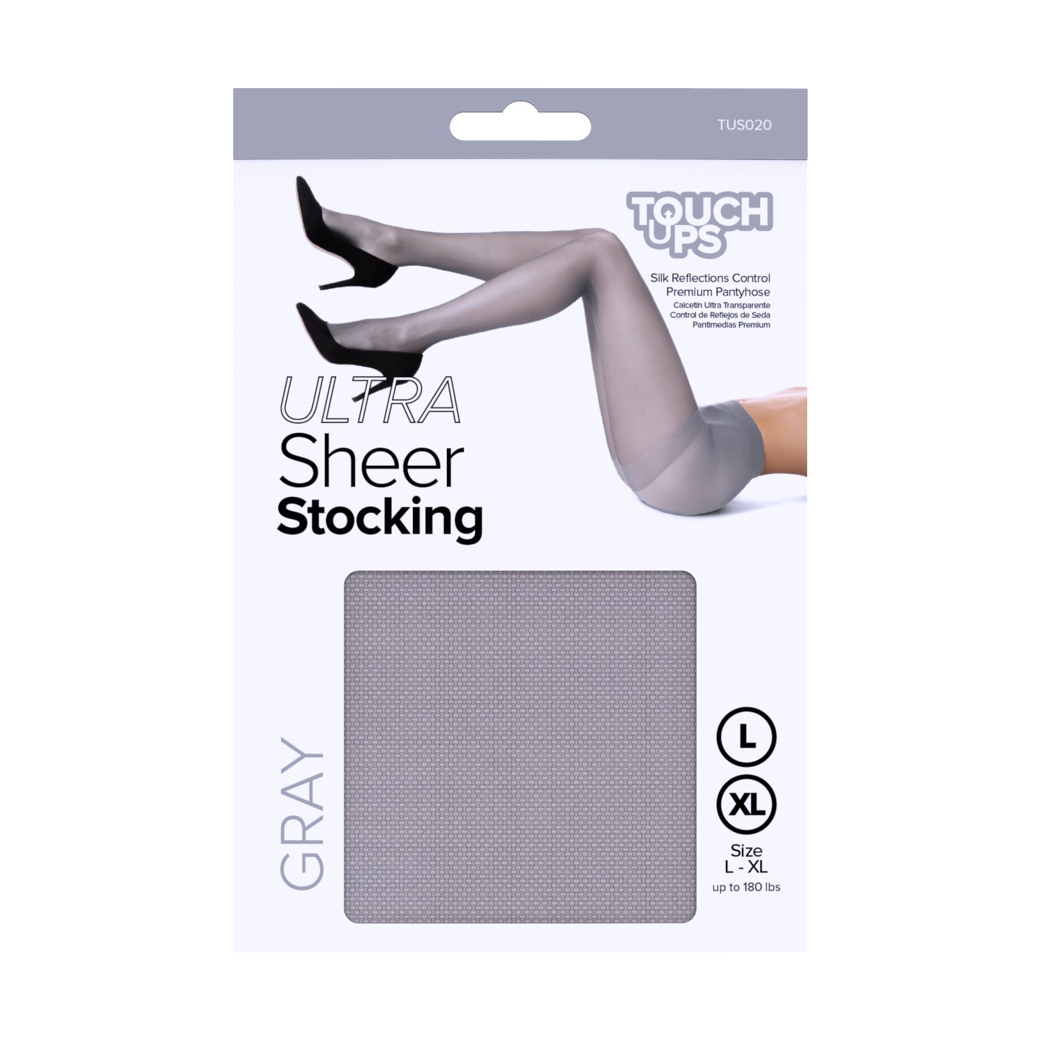 TouchUps - Ultra Sheer Stocking Gray