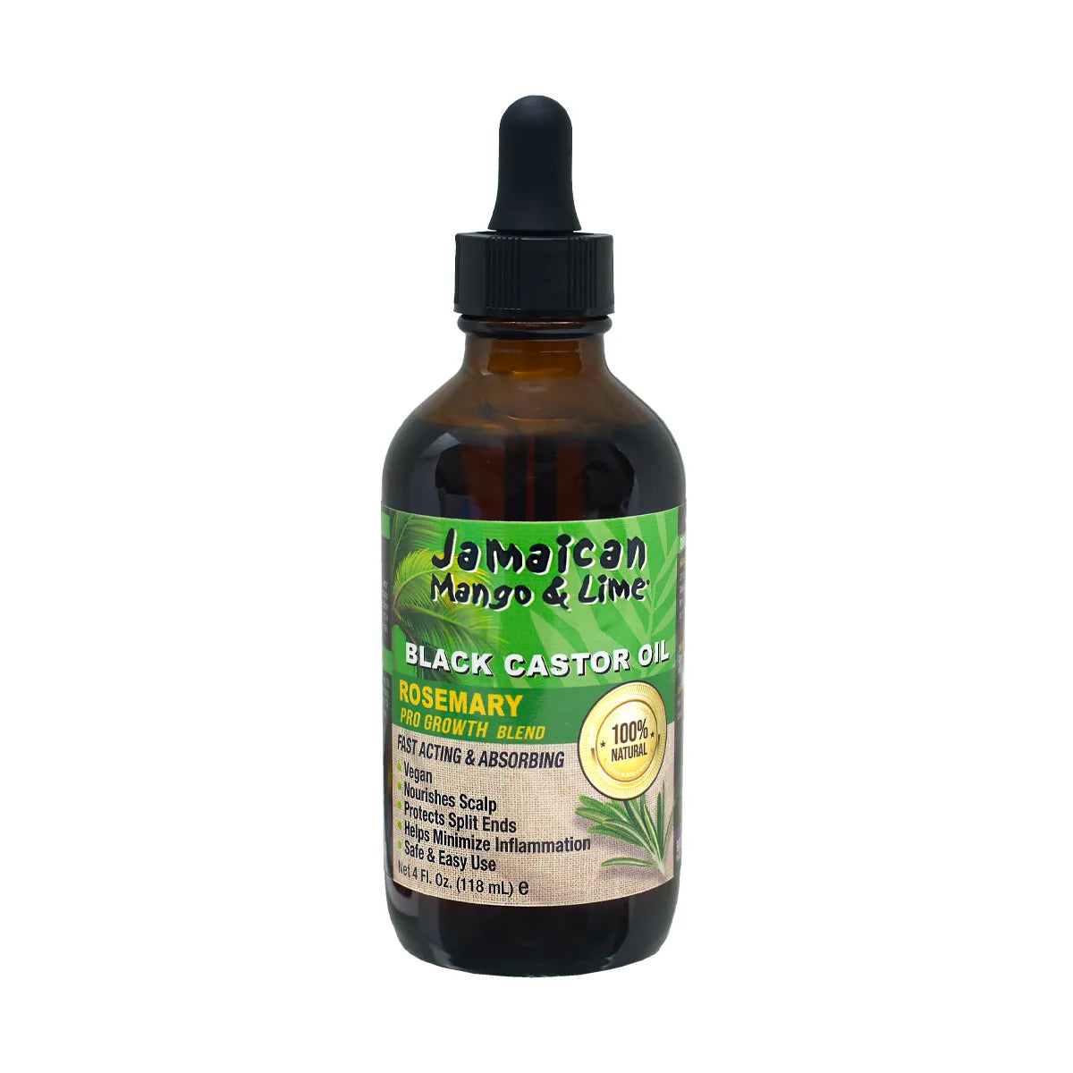Jamaican Mango & Lime Black Castor Oil Rosemary Blend 4 fl oz