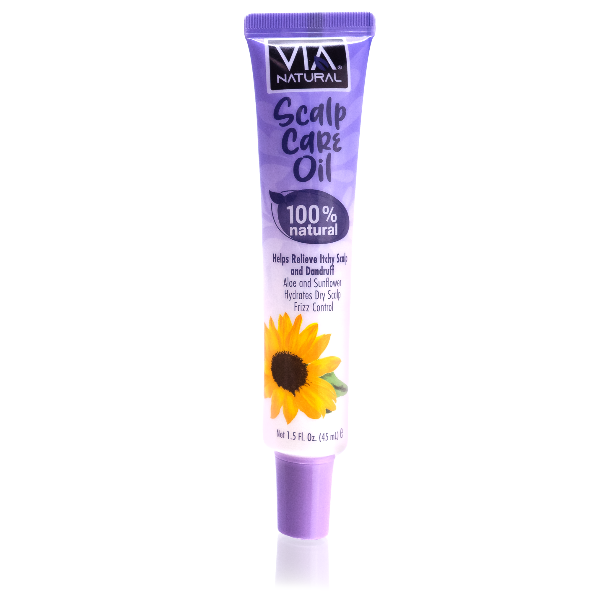 Via Natural Hair, Scalp & Body Moisturizing Oil – 1.5 oz