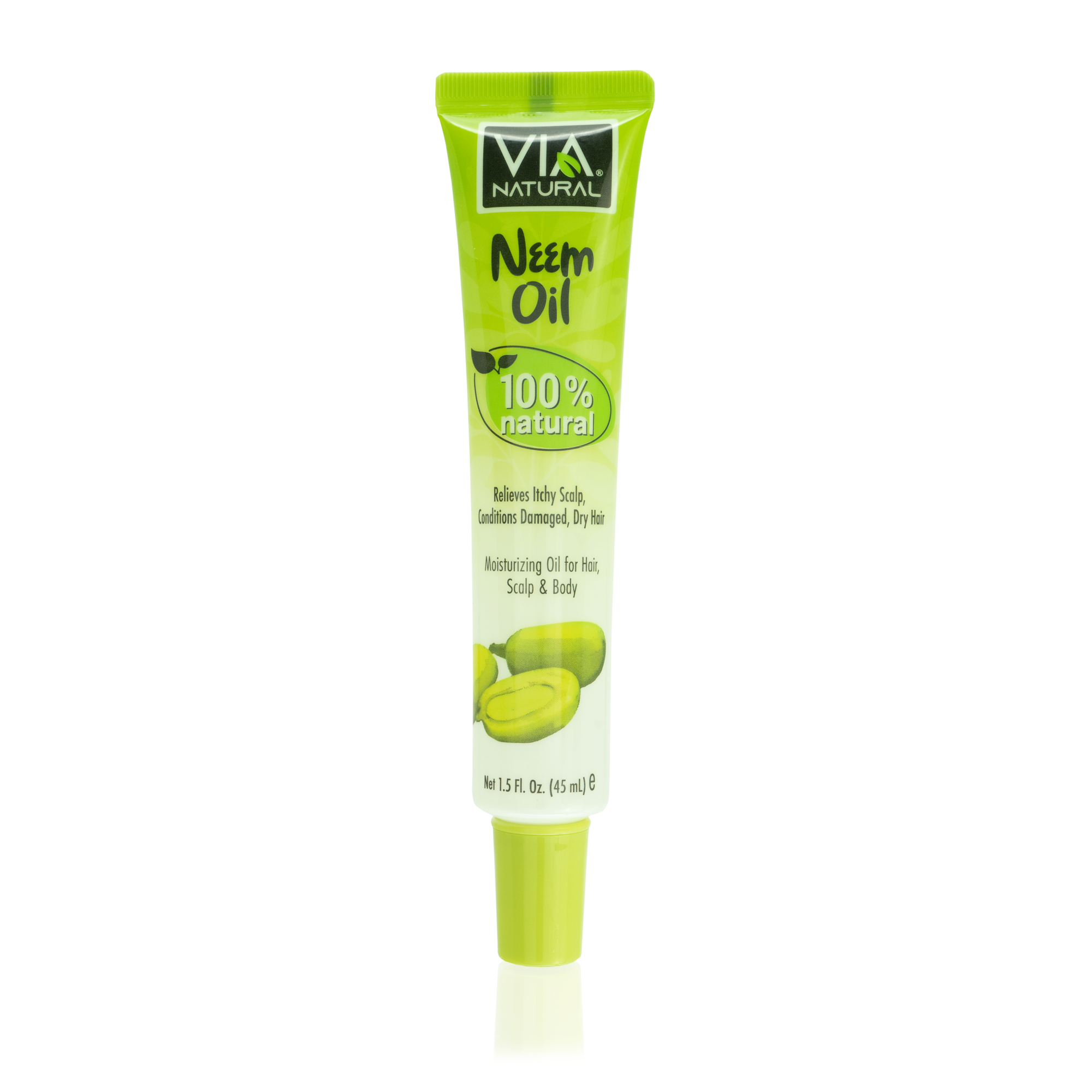 Via Natural Hair, Scalp & Body Moisturizing Oil – 1.5 oz