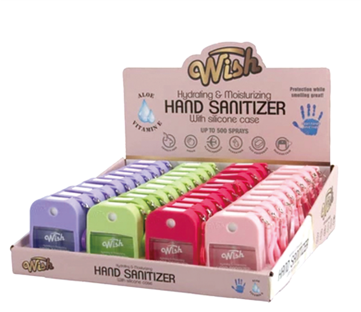 Sanitizer Spray w/ Silicone Holder | Fruity