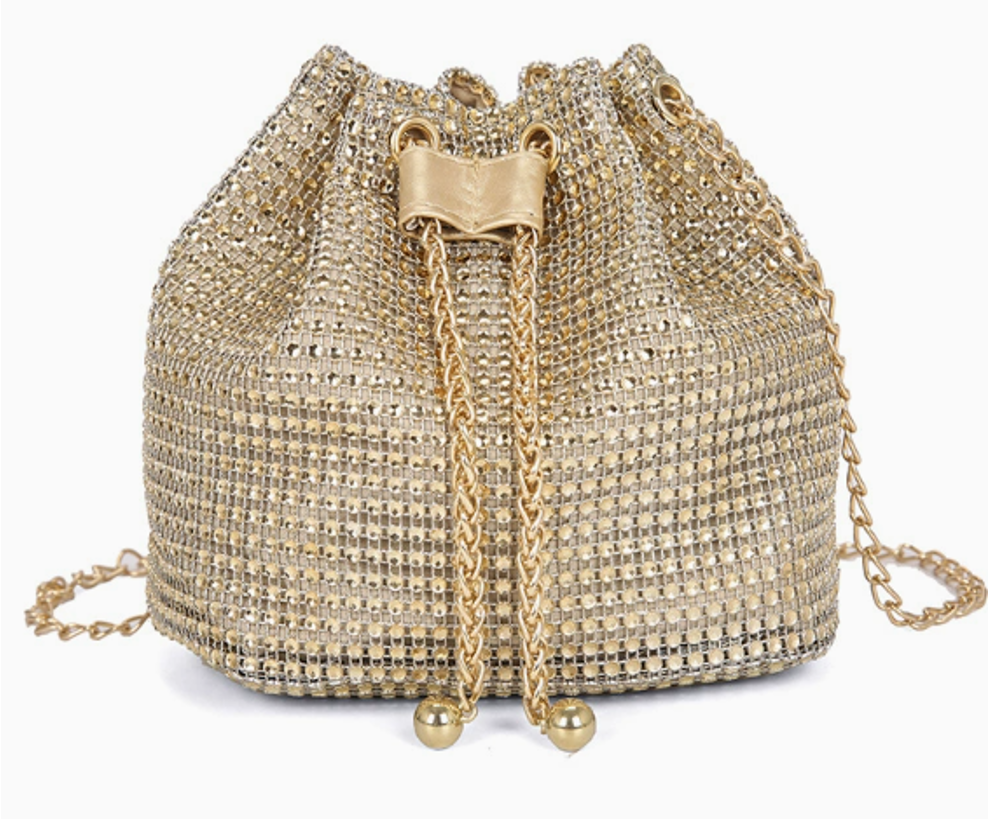 Drawstring Evening Bag