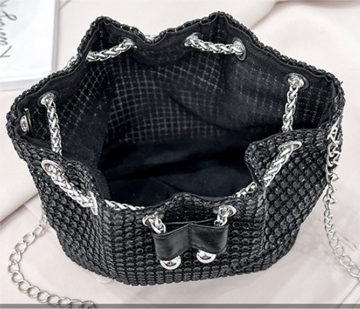 Drawstring Evening Bag