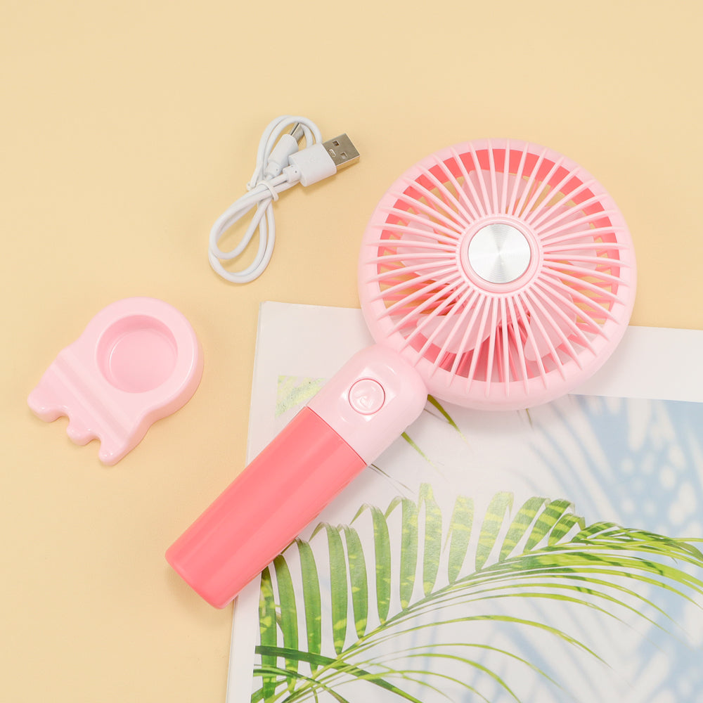Portable Handheld Fan with Foldable Stand