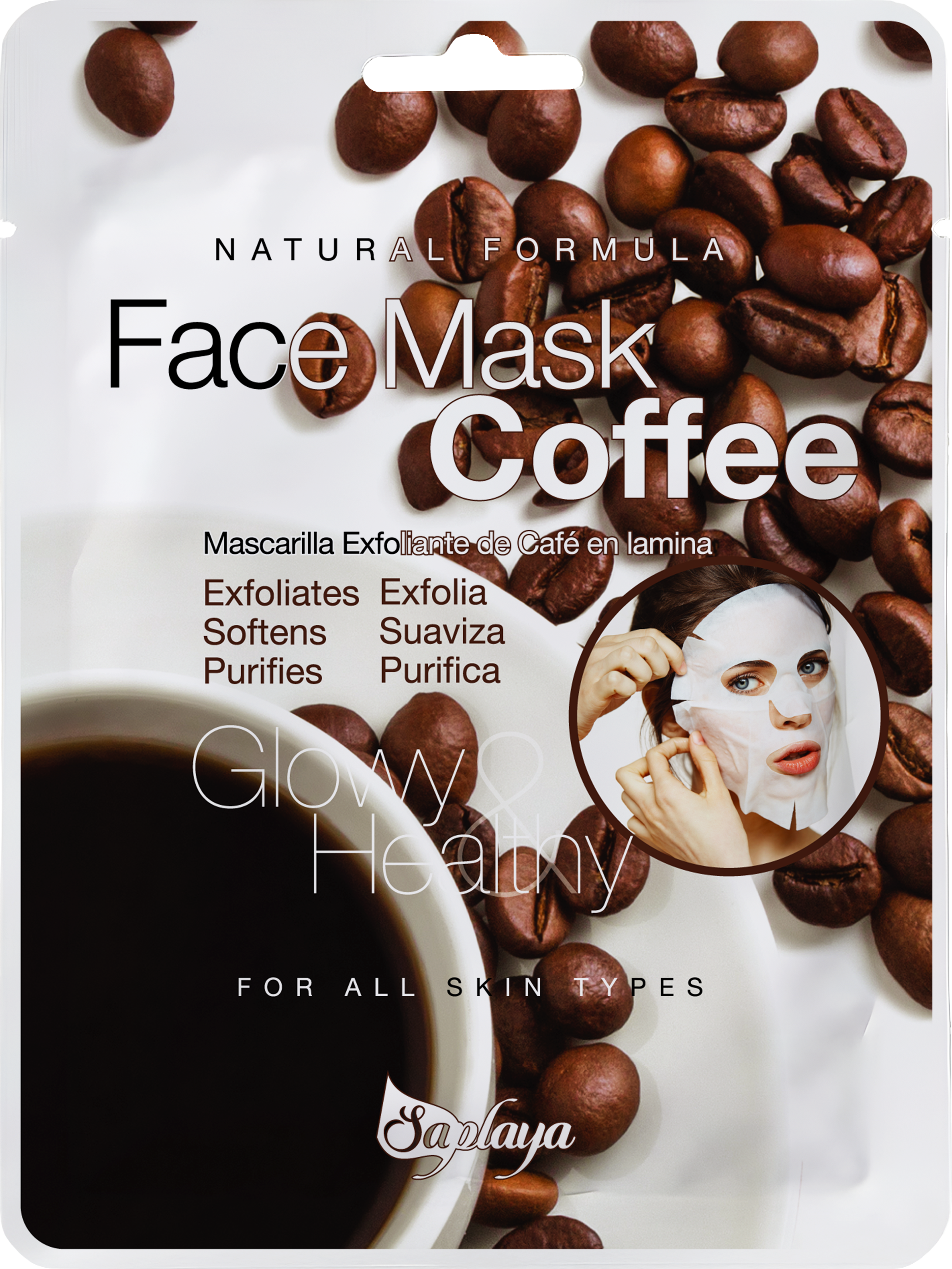 Saplaya - K-Beauty Face Mask Sheets | Coffee