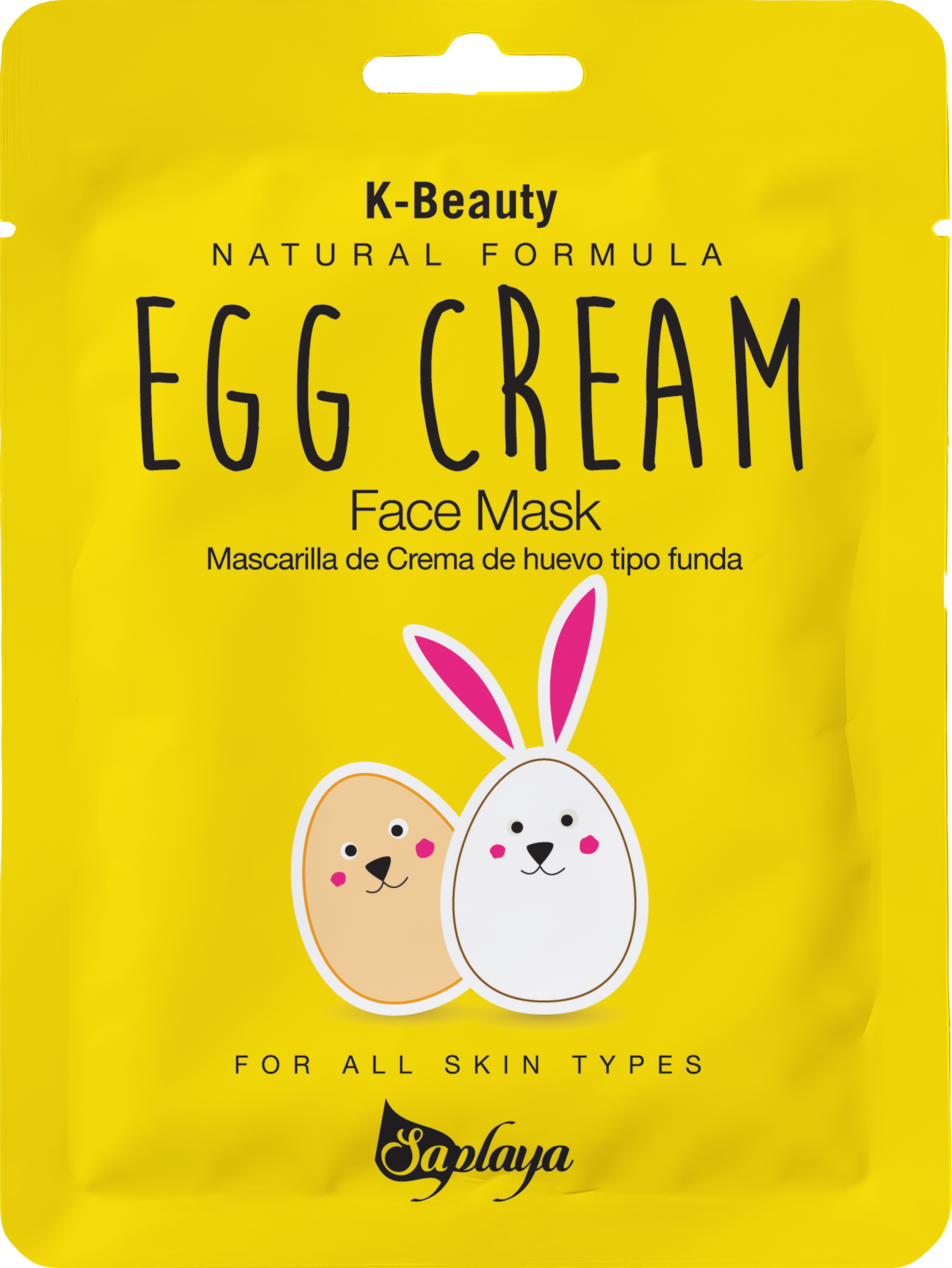 Saplaya - K-Beauty Face Mask Sheets | Egg Cream