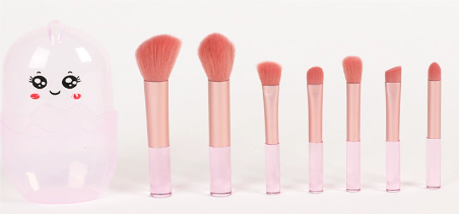 Makeup Brush Set with Character Case