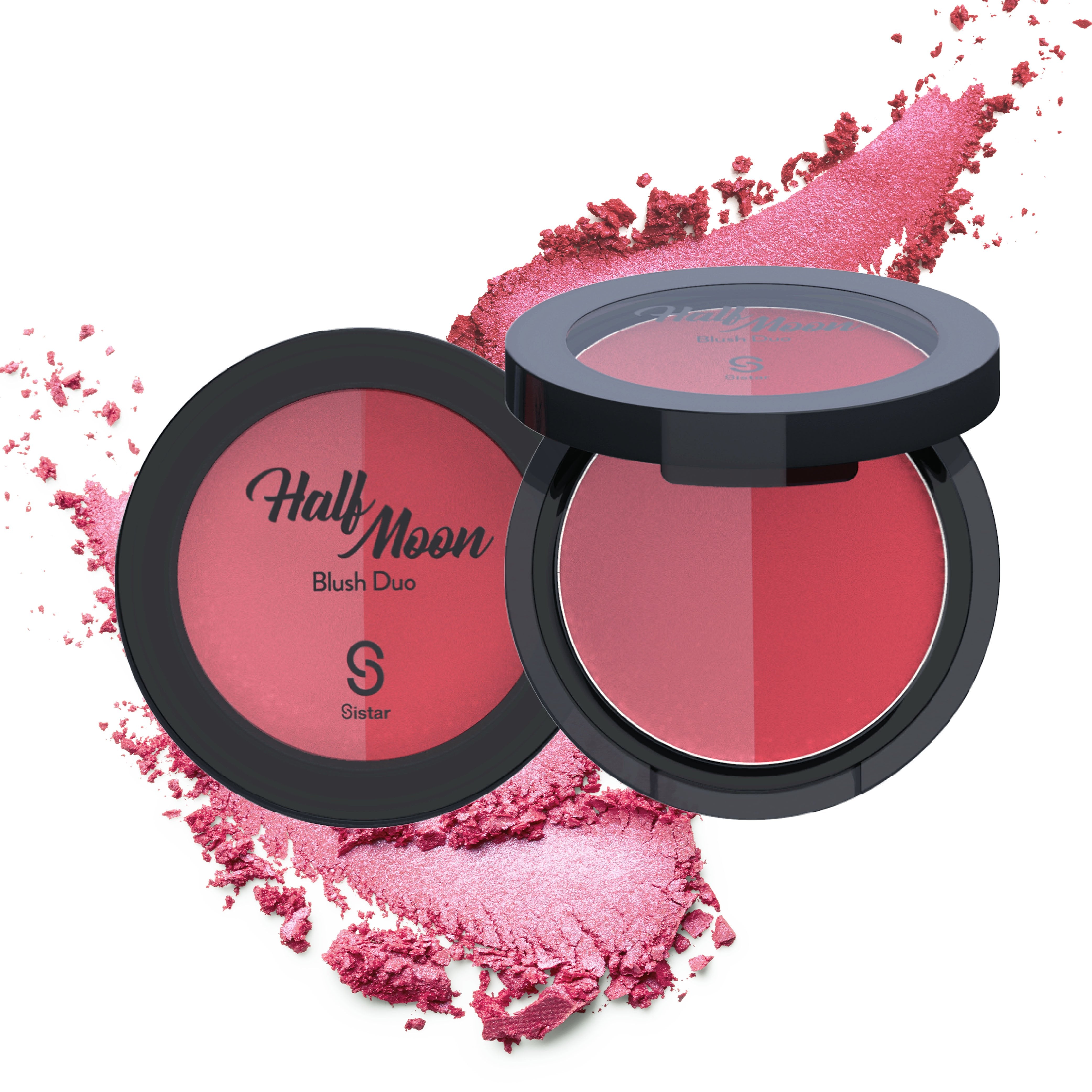 Sistar - Half Moon Blush Duo | Acrylic Display