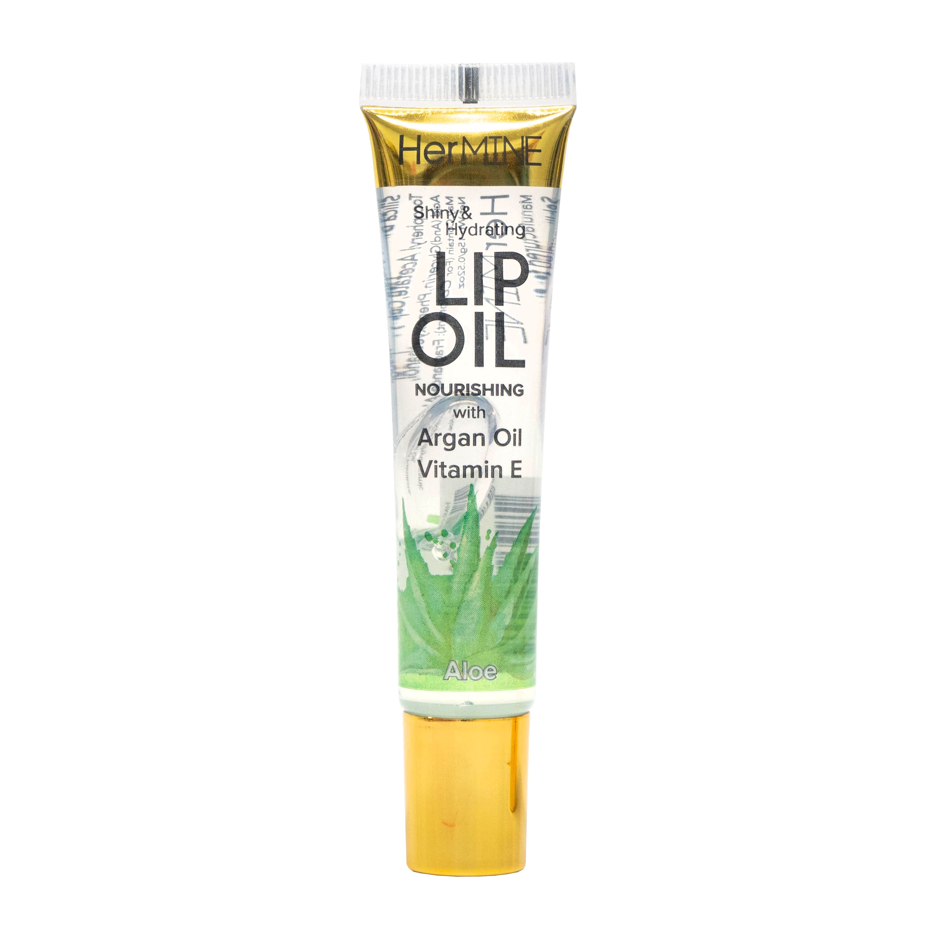 HerMine - Lip Oil 24 Piece Display Aloe