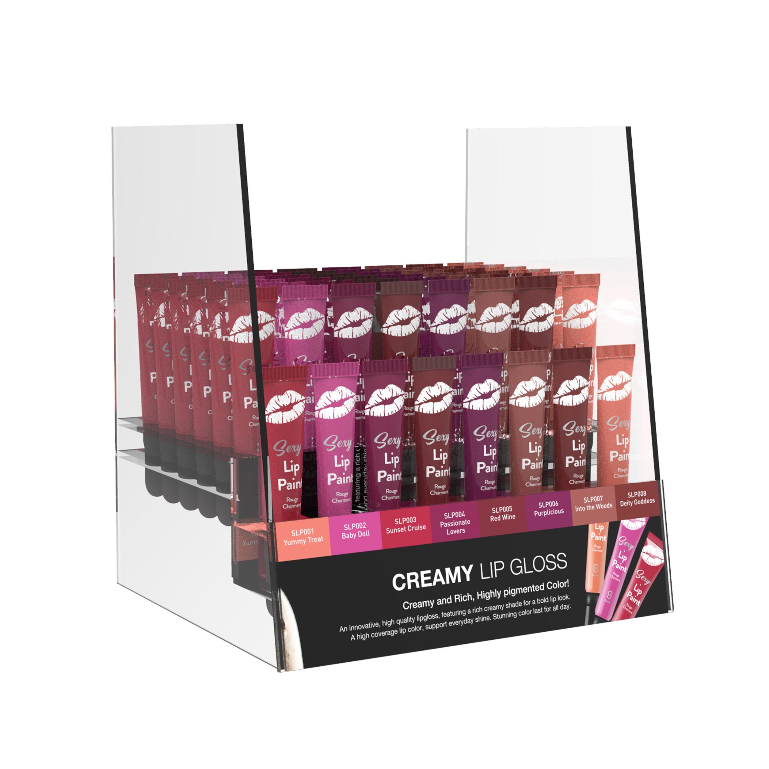 Sistar - Sexy Lip Paint Cream | Acrylic Display