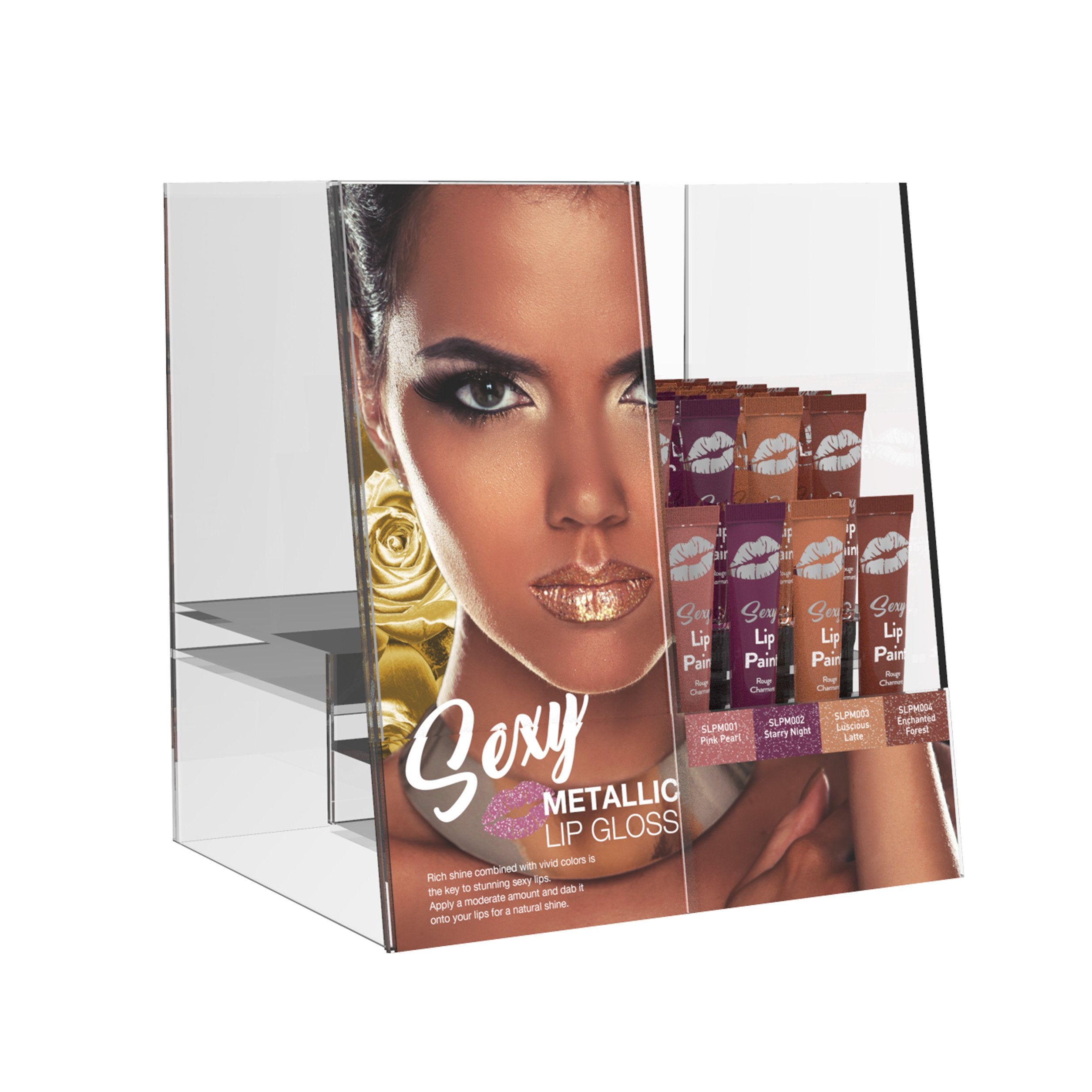 Sistar - Sexy Lip Paint Metal | Acrylic Display