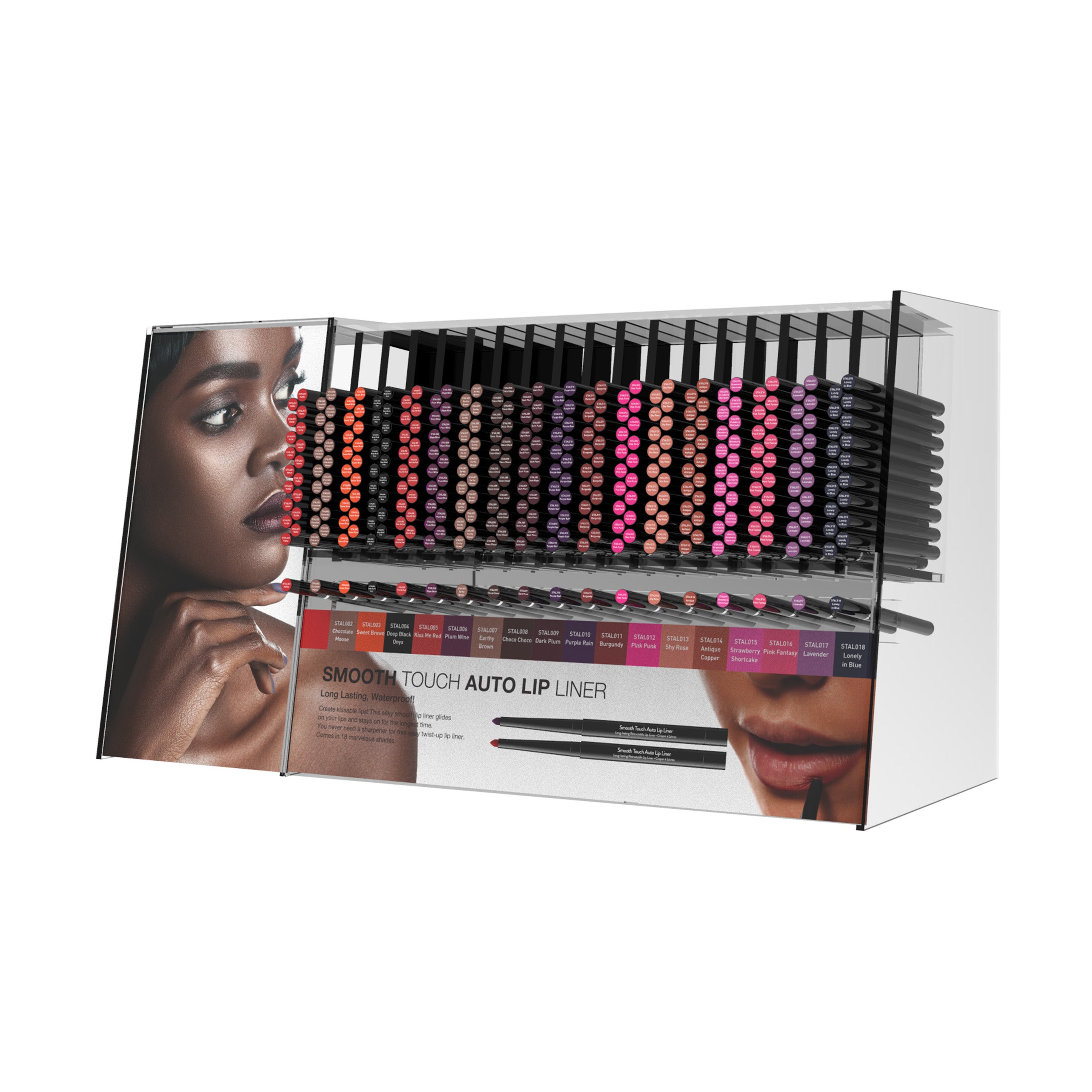 Sistar - Smooth Touch Auto Lip Liner | Acrylic Display