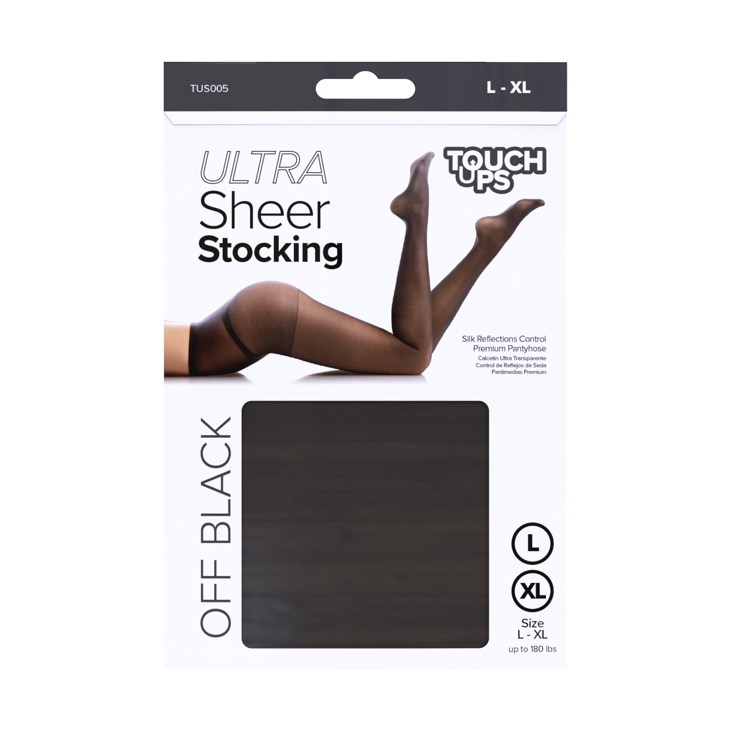 TouchUps - Ultra Sheer Stocking Off Black
