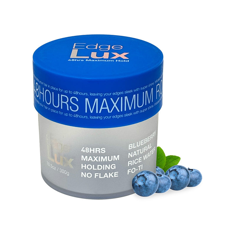 Lux Collection Edge Lux 48 Hour Maximum Hold No Flaking Natural Ingredients Scented Conditioning Hair Gel Tamer 10.oz/300g