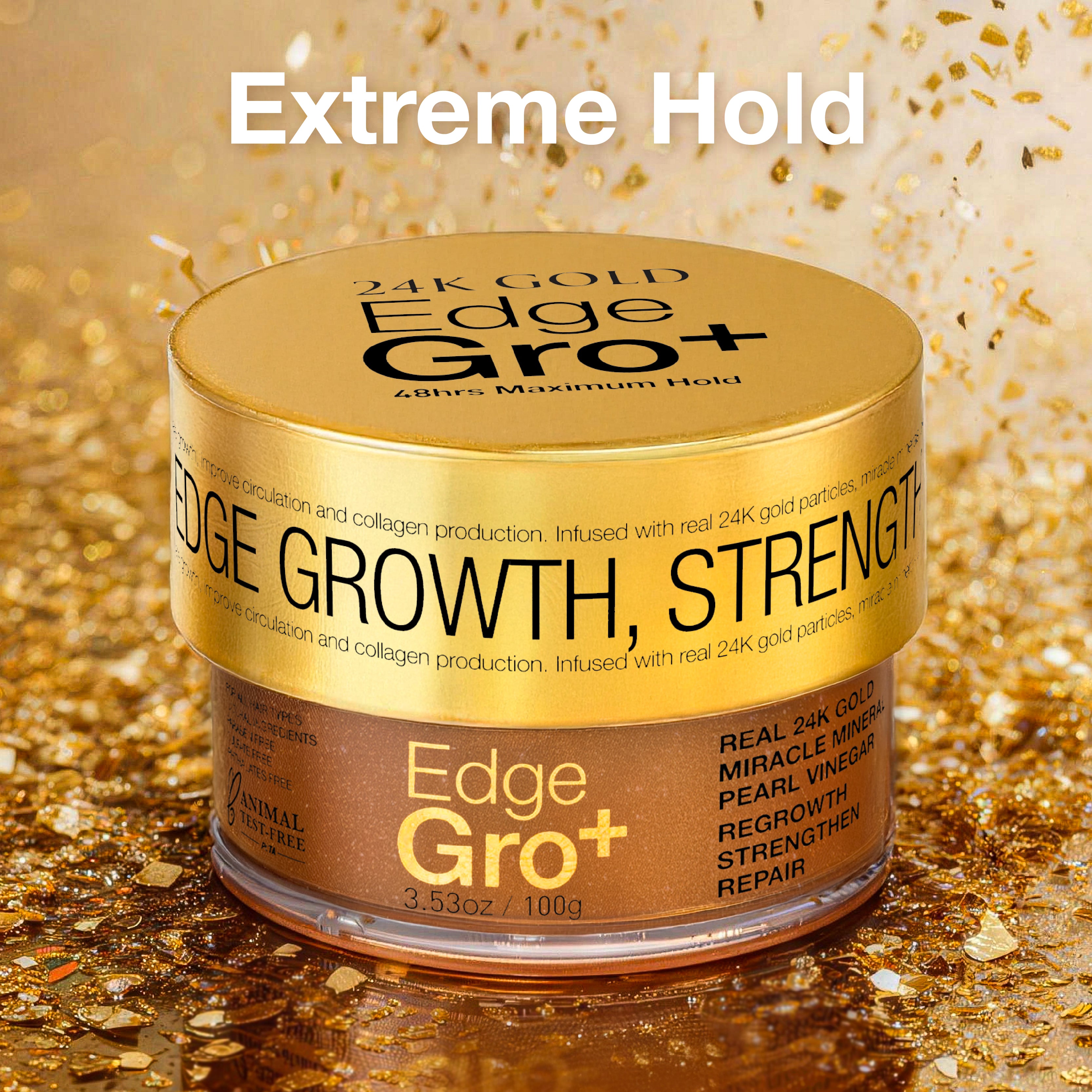Lux Collection - 24k Gold Edge Gro+ 3.53oz/100g