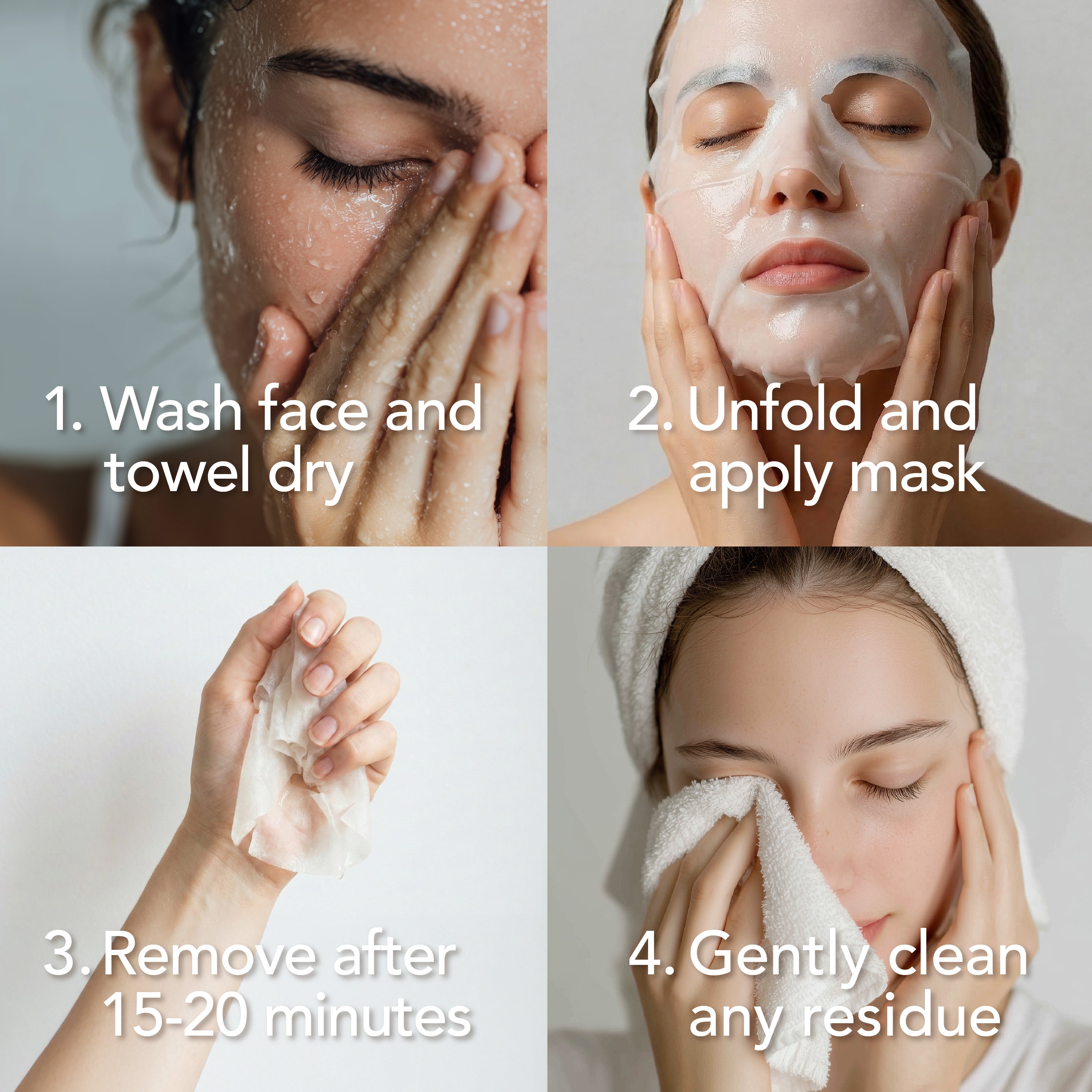 Saplaya - K-Beauty 6-Pack Face Mask Sheets | Calming