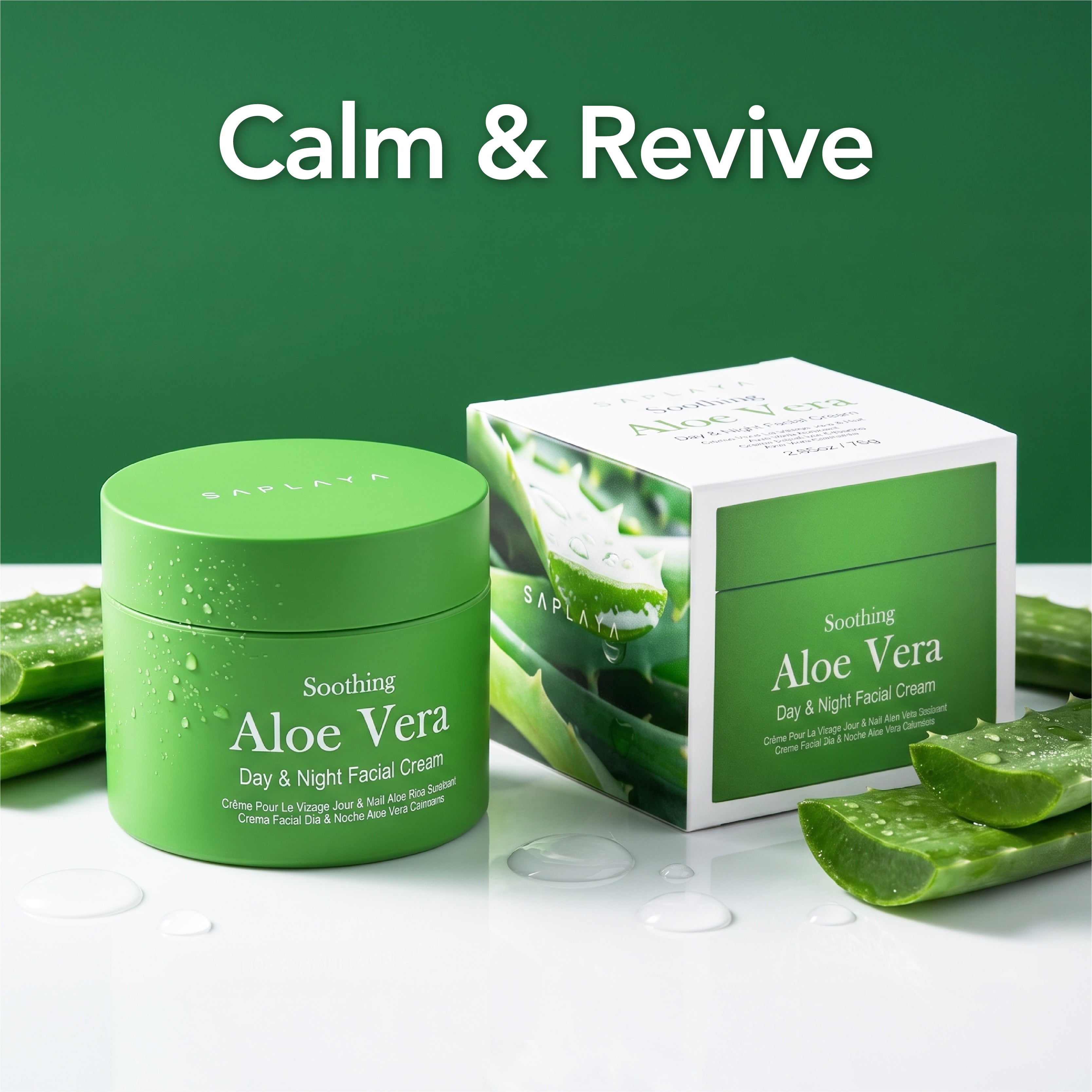 Saplaya - Facial Day/Night Cream Aloe Vera