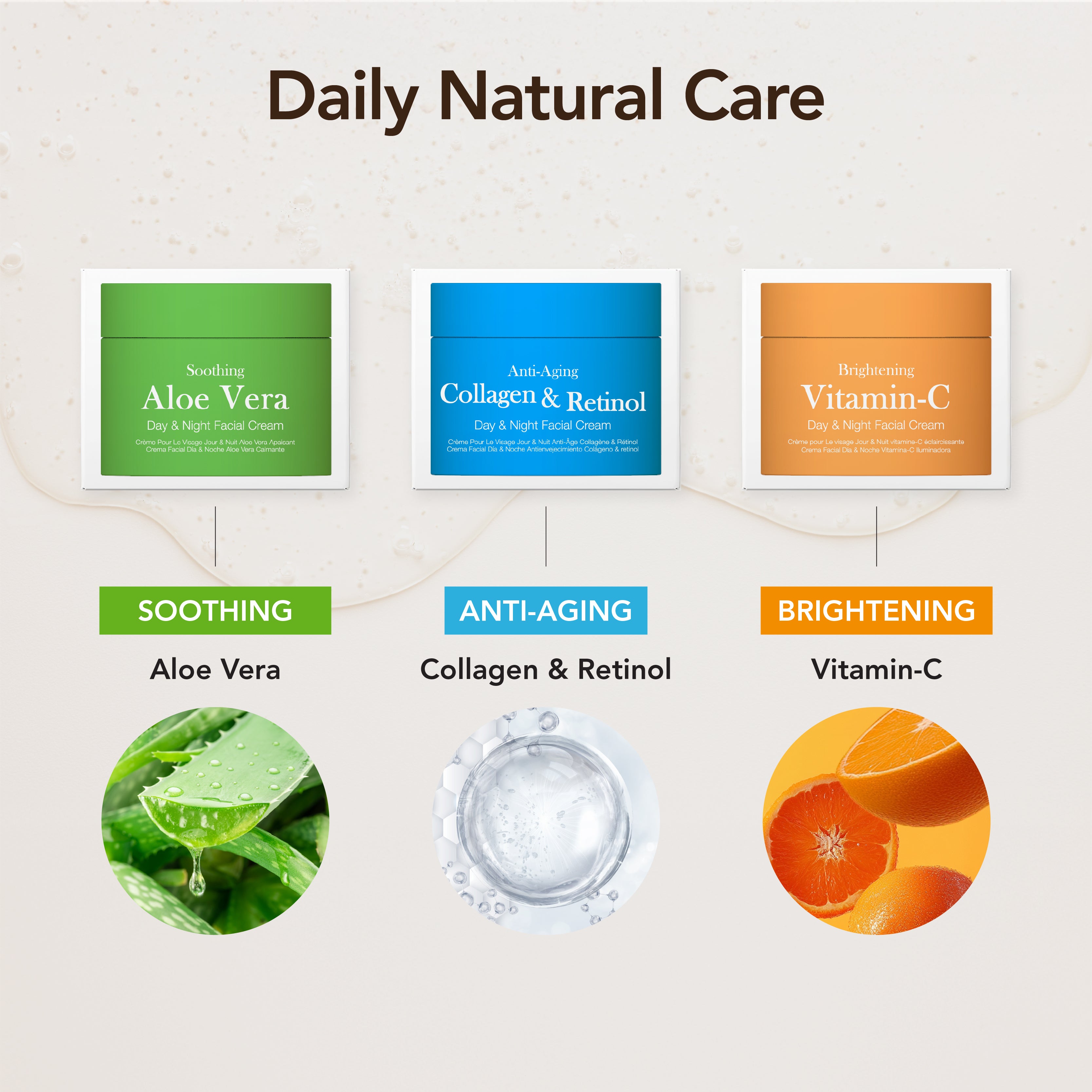Saplaya - Facial Day/Night Cream Vitamin-C