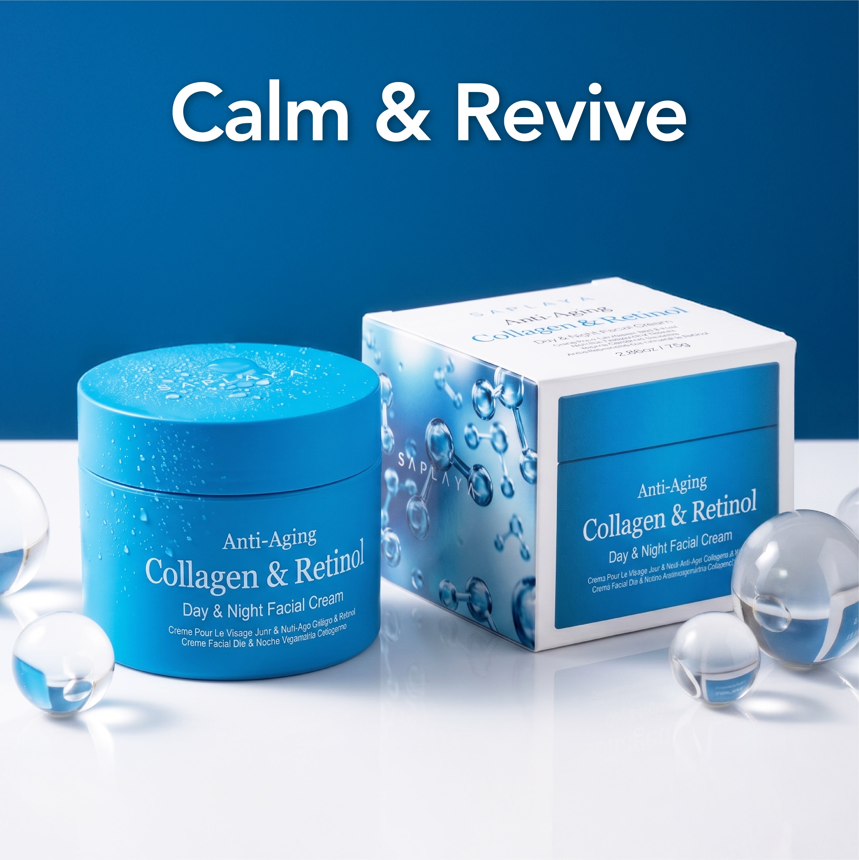 Saplaya - Facial Day/Night Cream Collagen