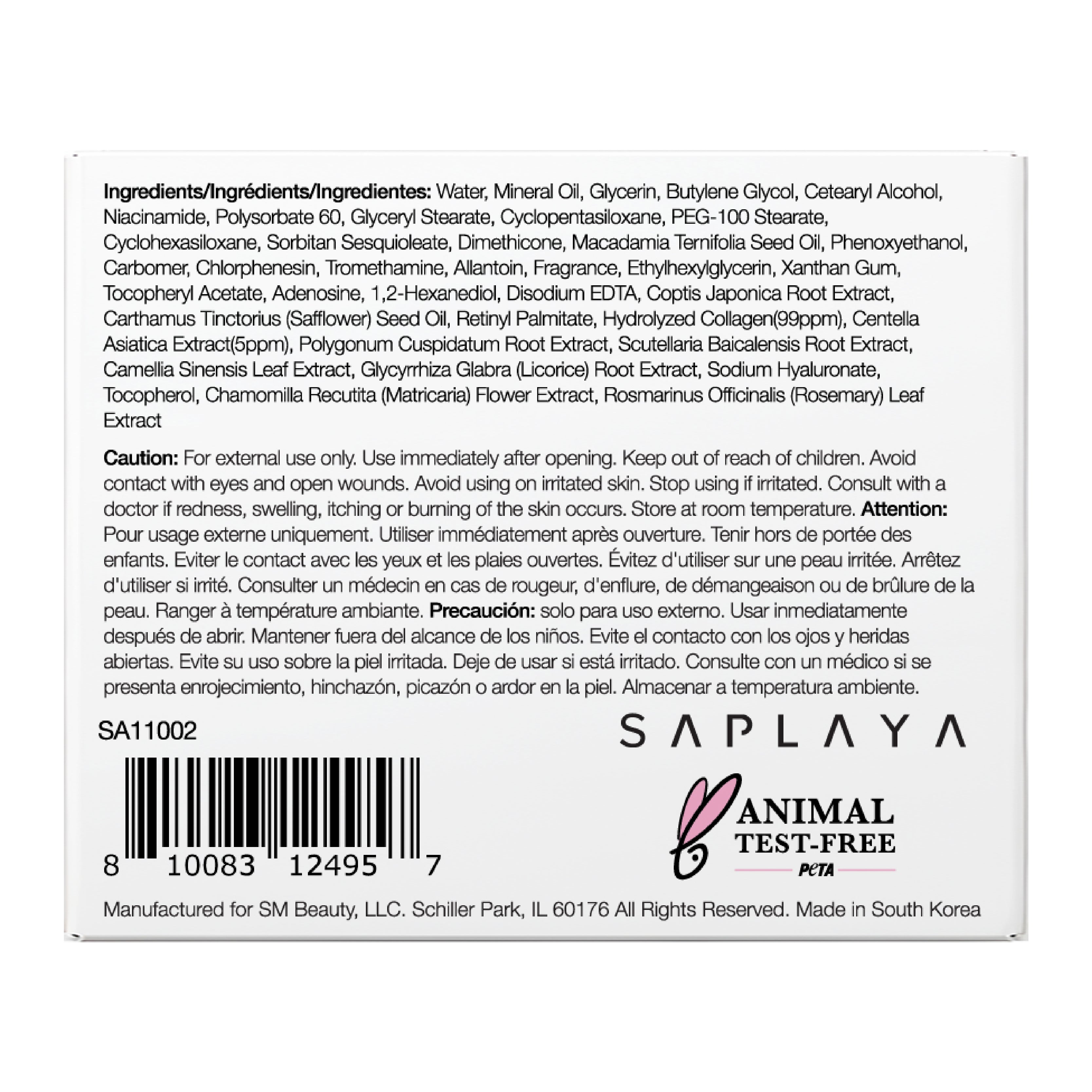Saplaya - Facial Day/Night Cream Collagen