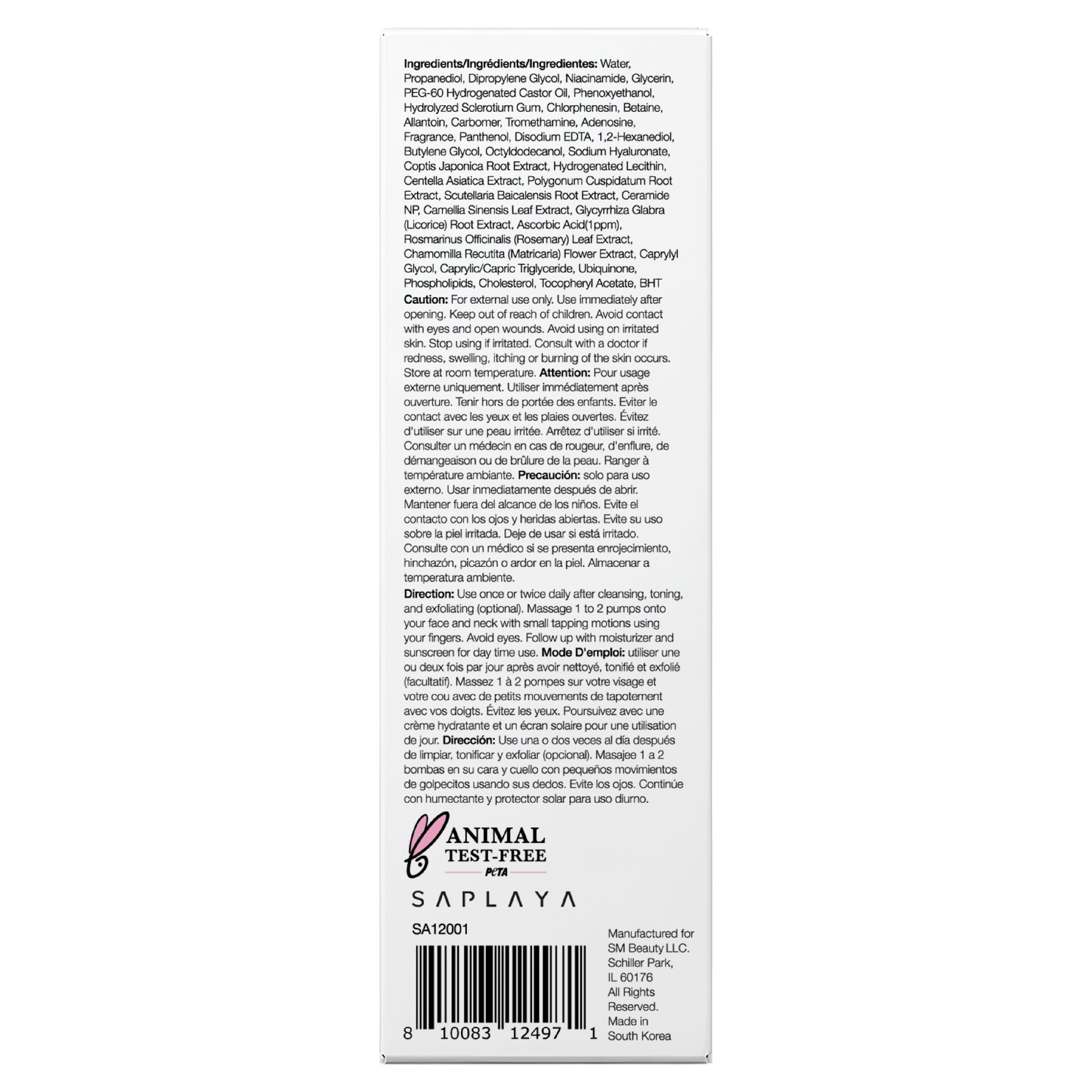 Saplaya - Facial Day/Night Serum Vitamin-C