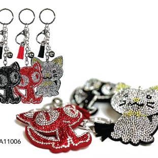 SM Jewelry Rhinestone Keychains