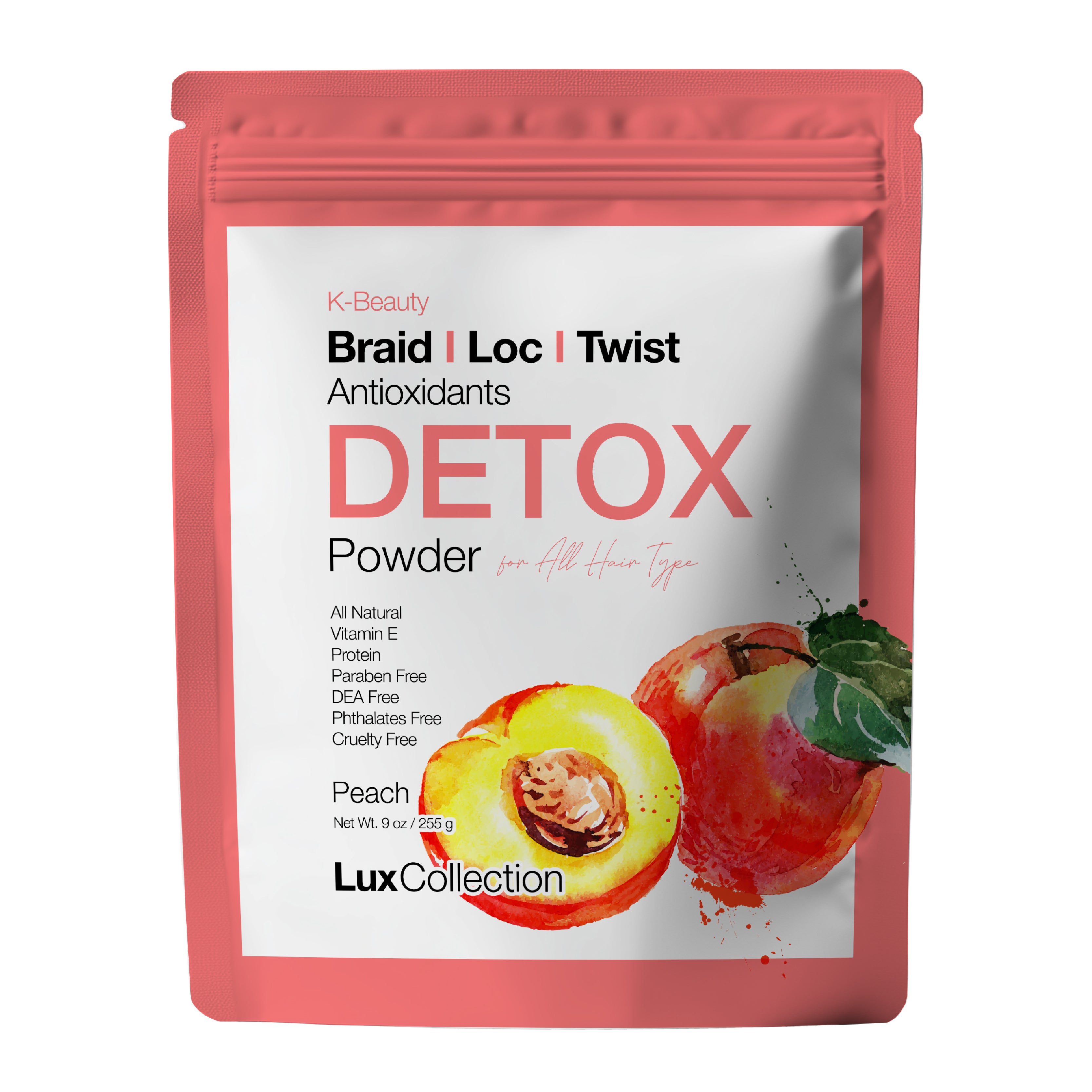 Lux Collection - Antioxidants Detox Powder | Peach