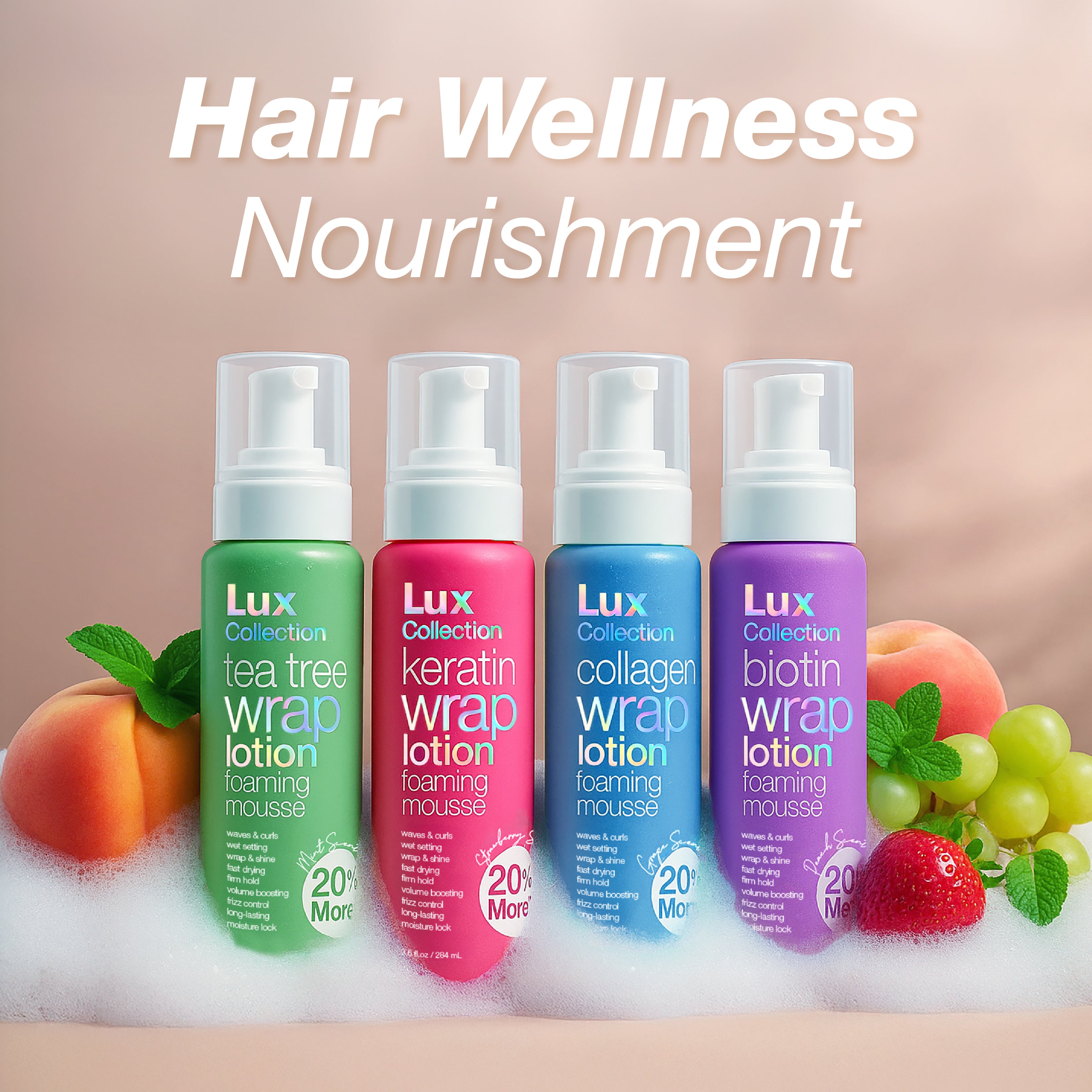 Lux Collection  - Keratin Wrap Lotion Mousse