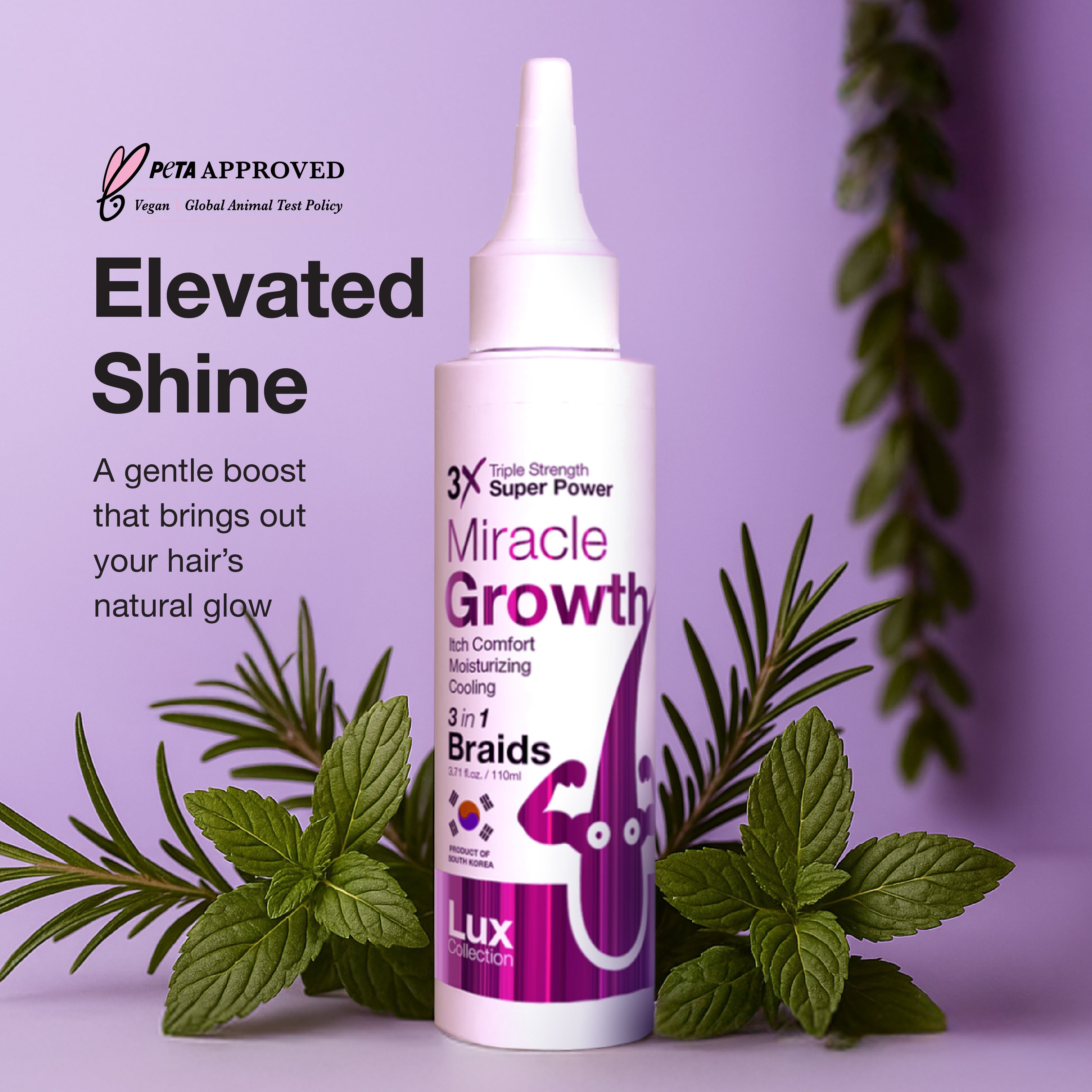 Lux Collection - 3X Miracle Gro Hair Oil | Anti-Itching