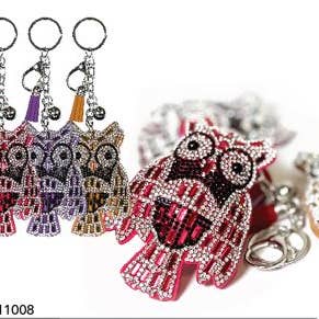 SM Jewelry Rhinestone Keychains