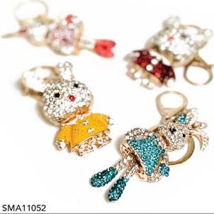 SM Jewelry Rhinestone Keychains