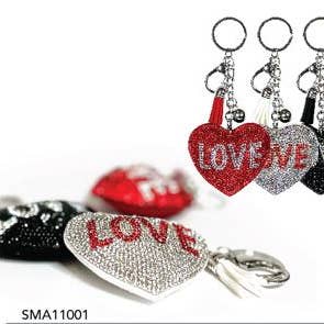 SM Jewelry Rhinestone Keychains