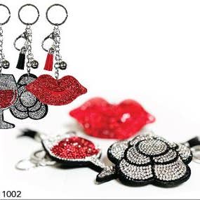 SM Jewelry Rhinestone Keychains