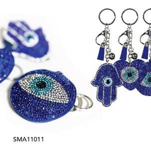 SM Jewelry Rhinestone Keychains