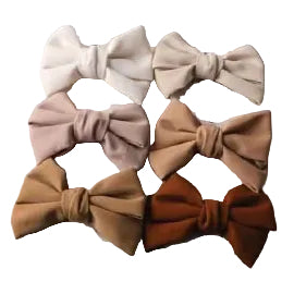 Twill Windsor Bowtie Hair Clip