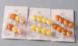 Marble Heart Clips